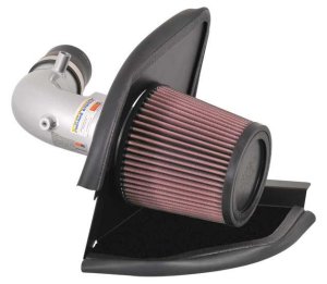 Mazda Mazdaspeed3 Performance Air Intake - K&N Engineering - Typhoon Short Ram - Silver - `07-`09